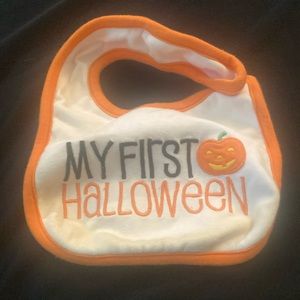 Just one your by Carter My First Halloween Baby Bib.